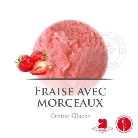 Bac 2.5L - Crème Glacée Fraise