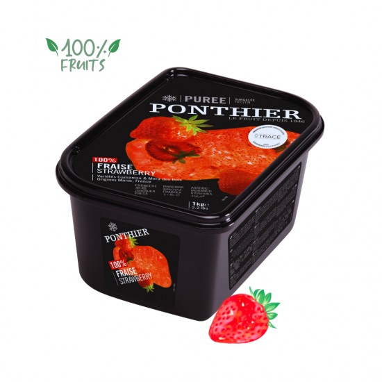 Purée de Fraises 100% fruits 1kg