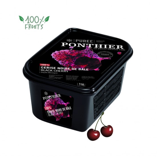 Purée de Cerises Noires 100% fruits 1kg