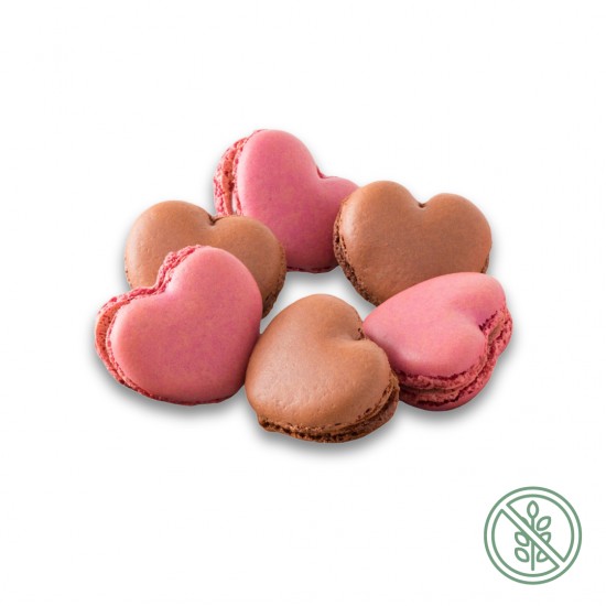 Macarons Coeur sans Gluten 15gr