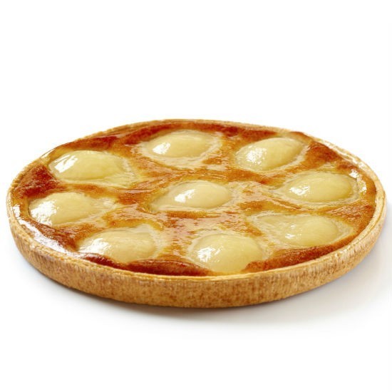 Tarte découpée pur beurre & poires Bourdaloue