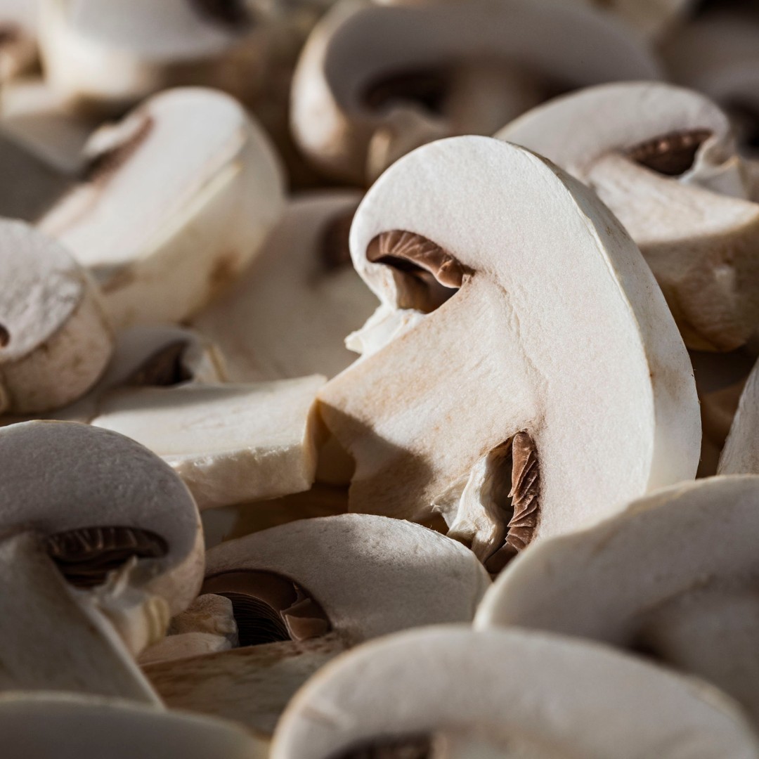 Champignons de Paris émincés de 1er choix