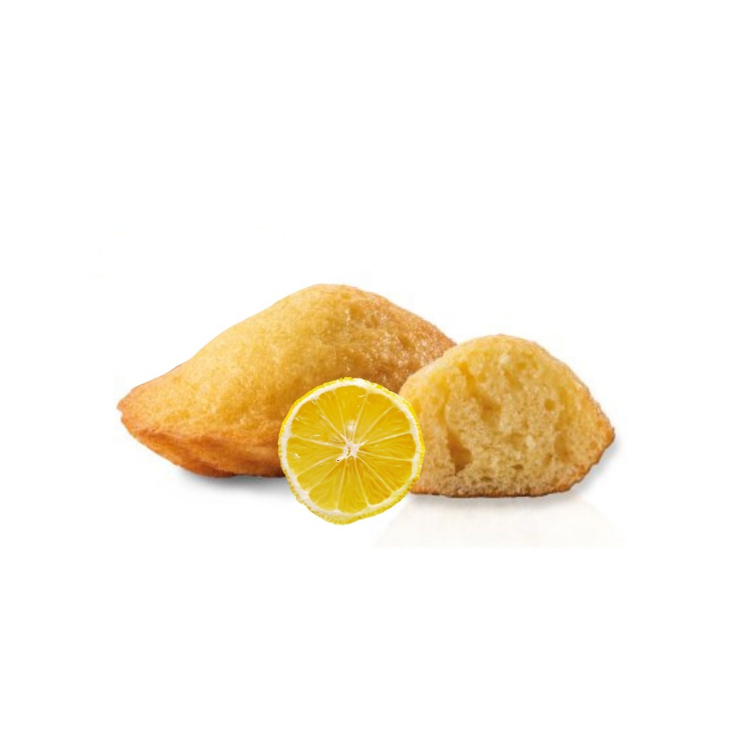 Madeleine au citron et pépites au jus de citron