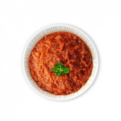 Préparation d'une tapenade de tomates mi-séchées