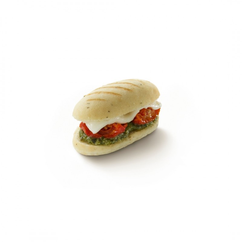 Mini Panini tomate, mozzarella et pesto