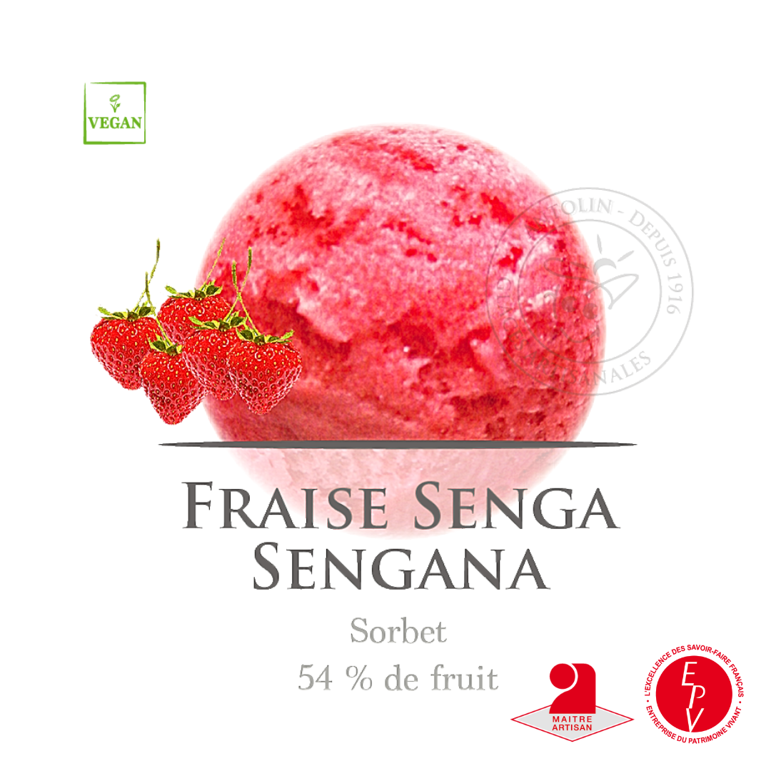 Sorbet aux fraises Senga Sengana Antolin