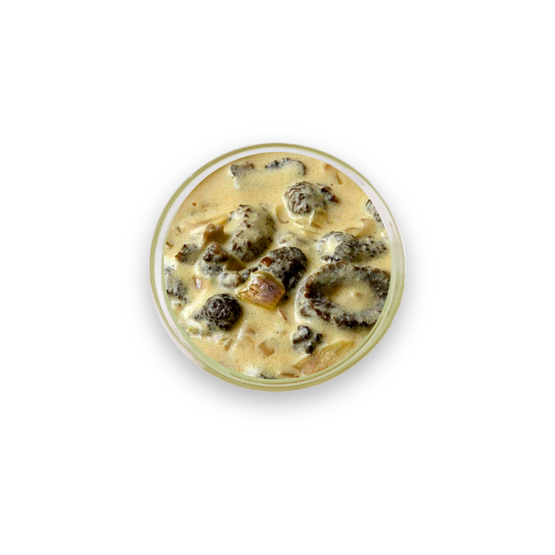 sauce aux morilles liquide et aromatique surgelé