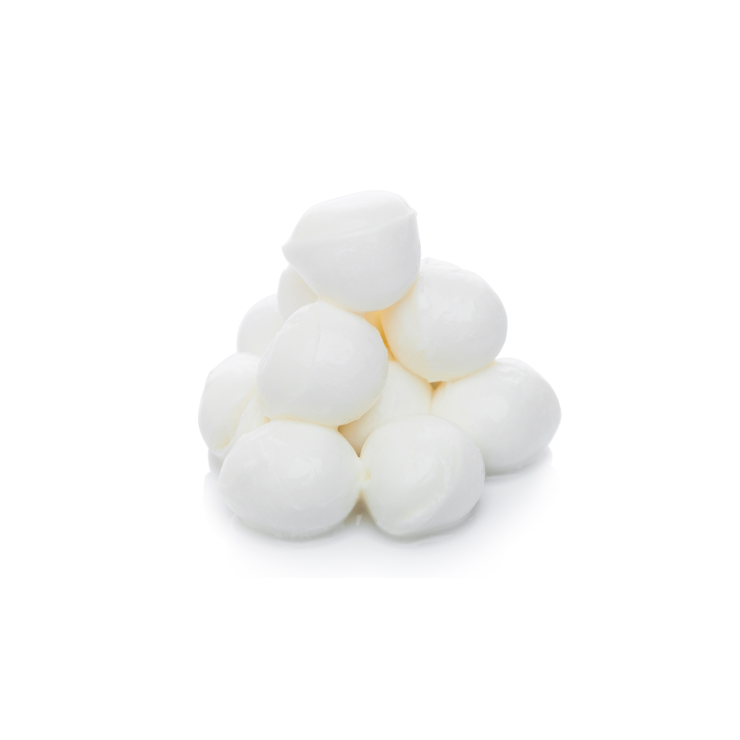 Petites billes de mozzarella surgelées IQF