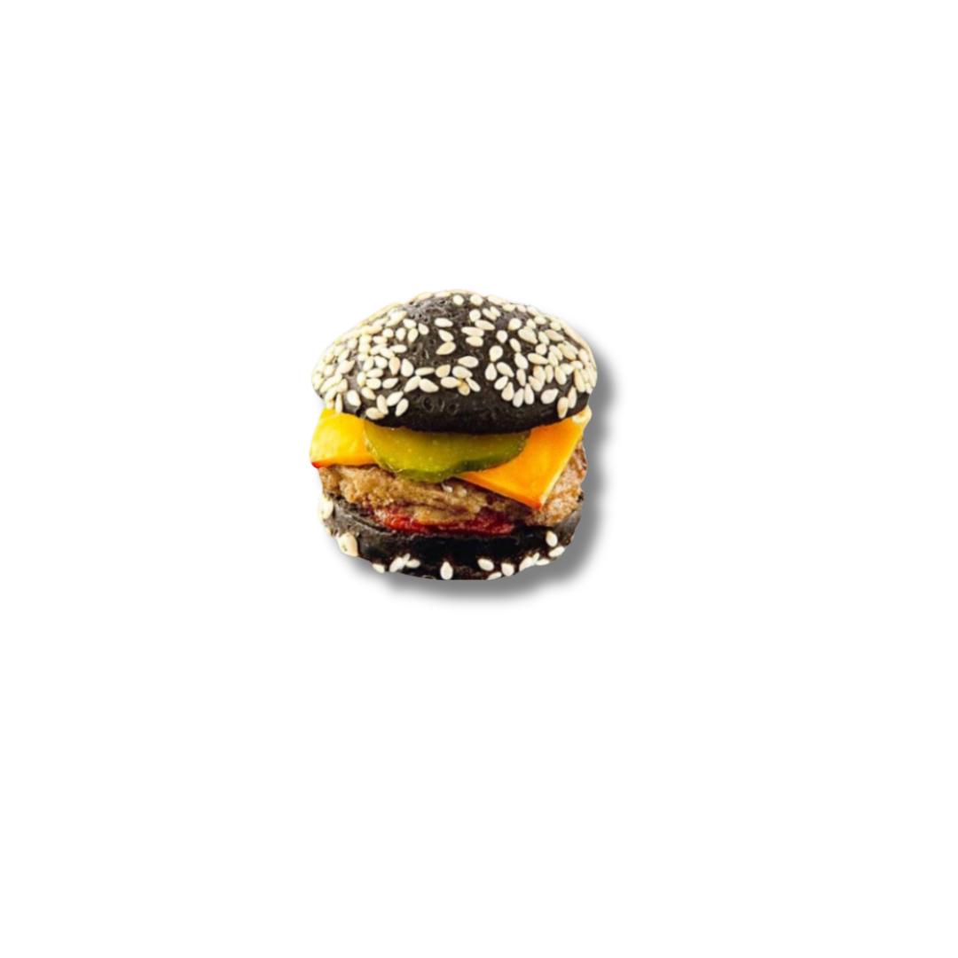 Mini black burger garni d'un steak Charolais