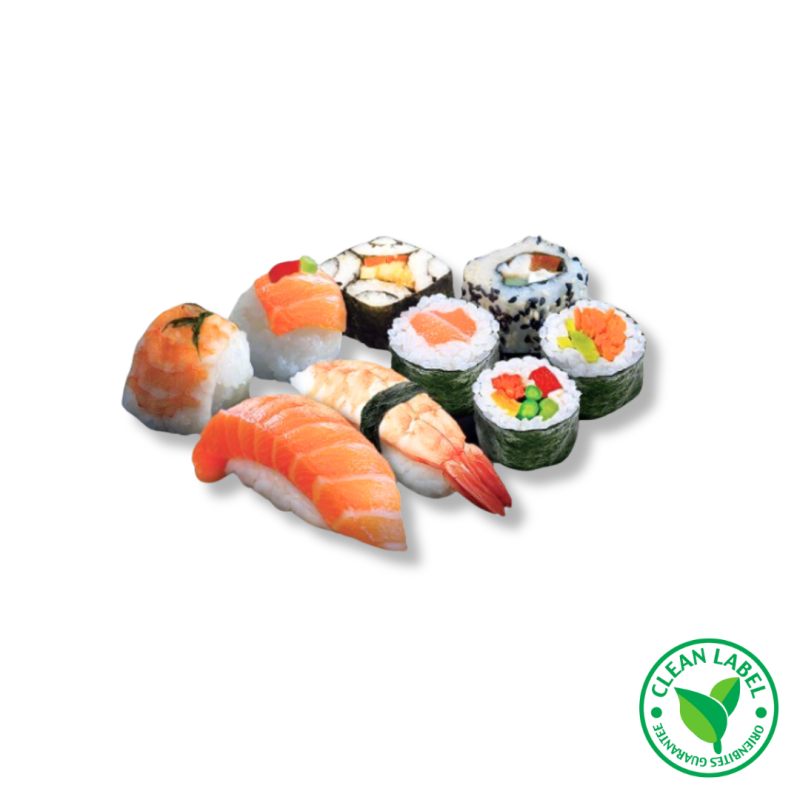 Sélection de sushis et de makis "Clean Label"