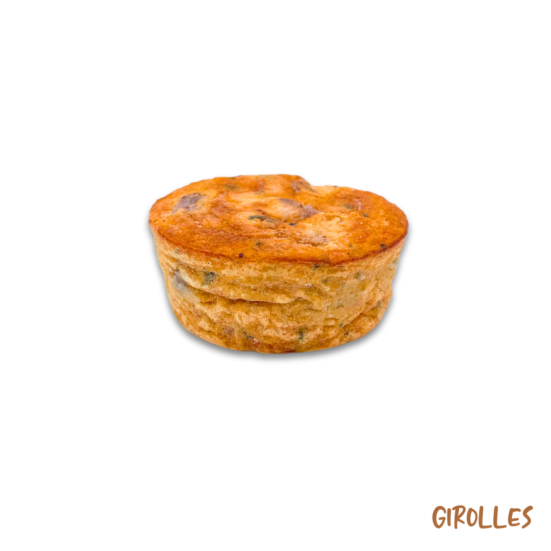 Clafoutis salé aux girolles de 80gr