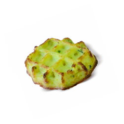 Gaufre individuelle de pommes de terre et de légumes 85gr